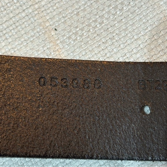 Fossil Leather Belt with Details Size M - Picture 11 of 16